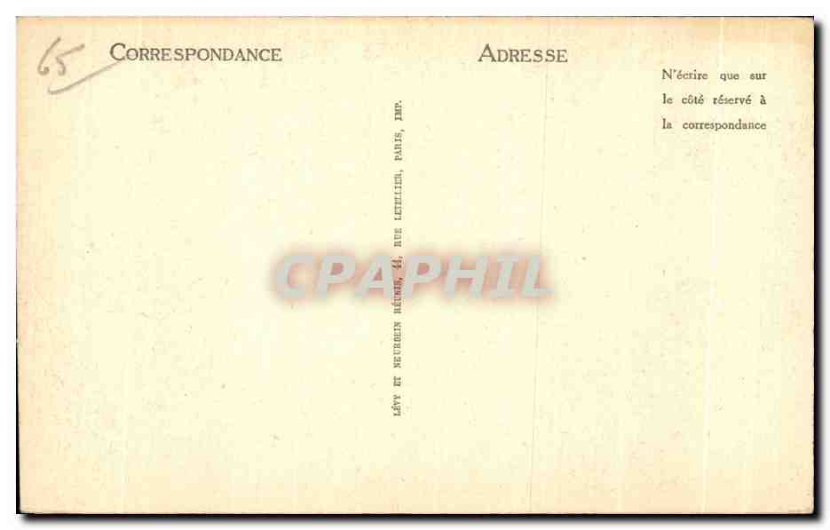 CPA Cauterets Etablissement du Petit SAint Sauveur Du Pre et buvette du Mauhourat  — Back
