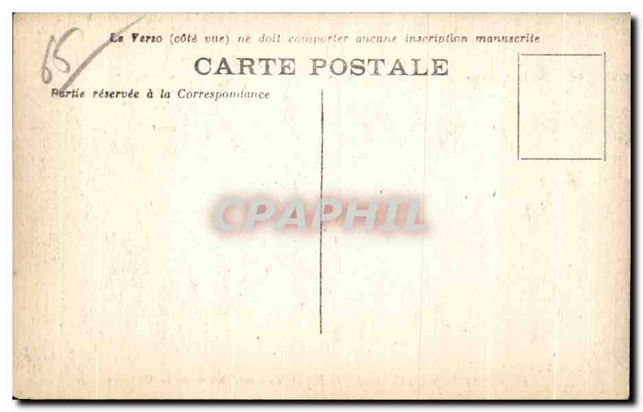 Capvern-les-Bains (H.-P.) — Vue intérieure de La Buvette — Au Petit Louvre, n°43 — Reverso