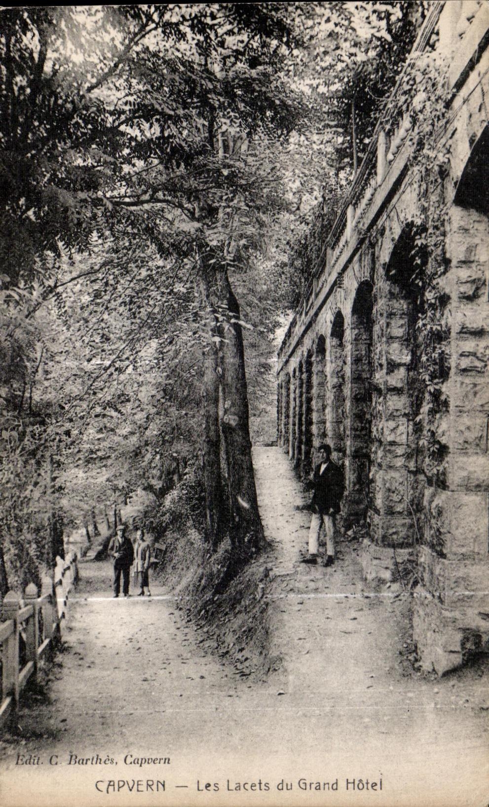 Capvern — Les Lacets du Grand Hôtel — Edit. C. Barthès, Capvern