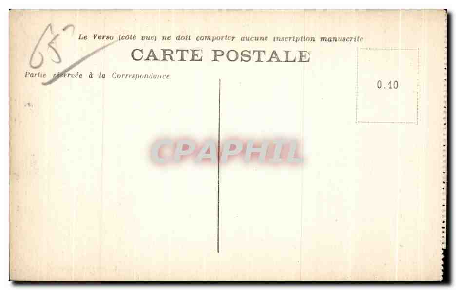 Capvern — Les Thermes — Edit. C. Barthès, Capvern — Verso