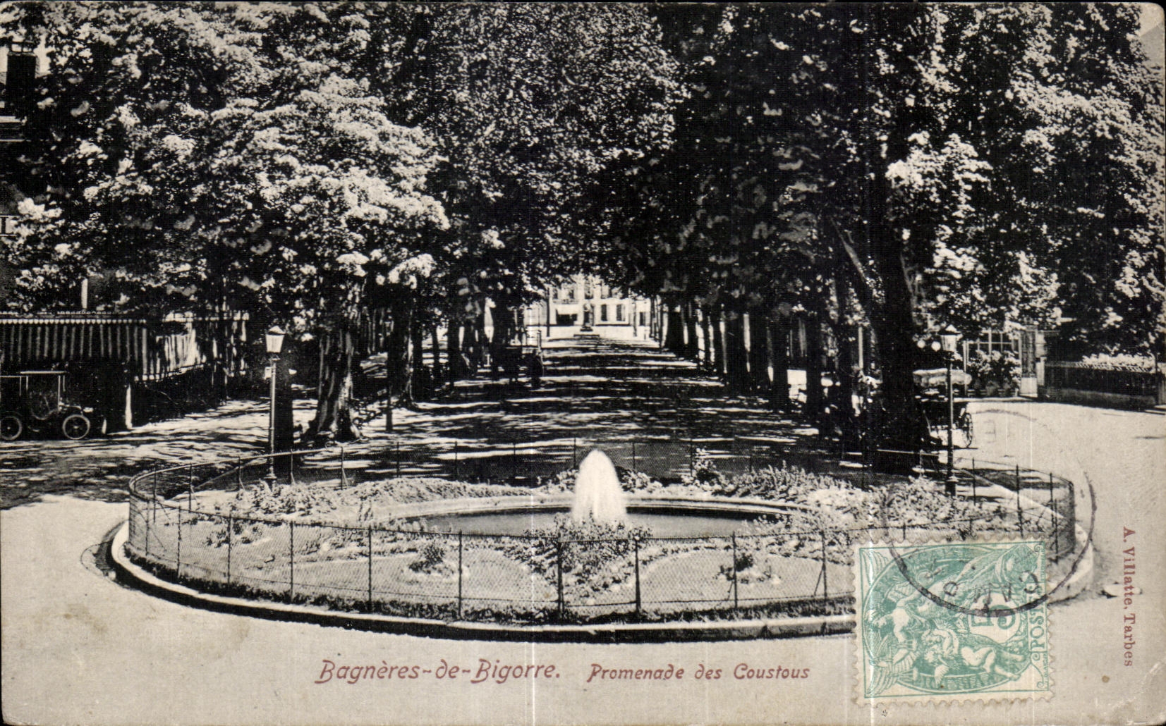 Bagnères-de-Bigorre — Promenade des Coustous — A. Villane, Tardos