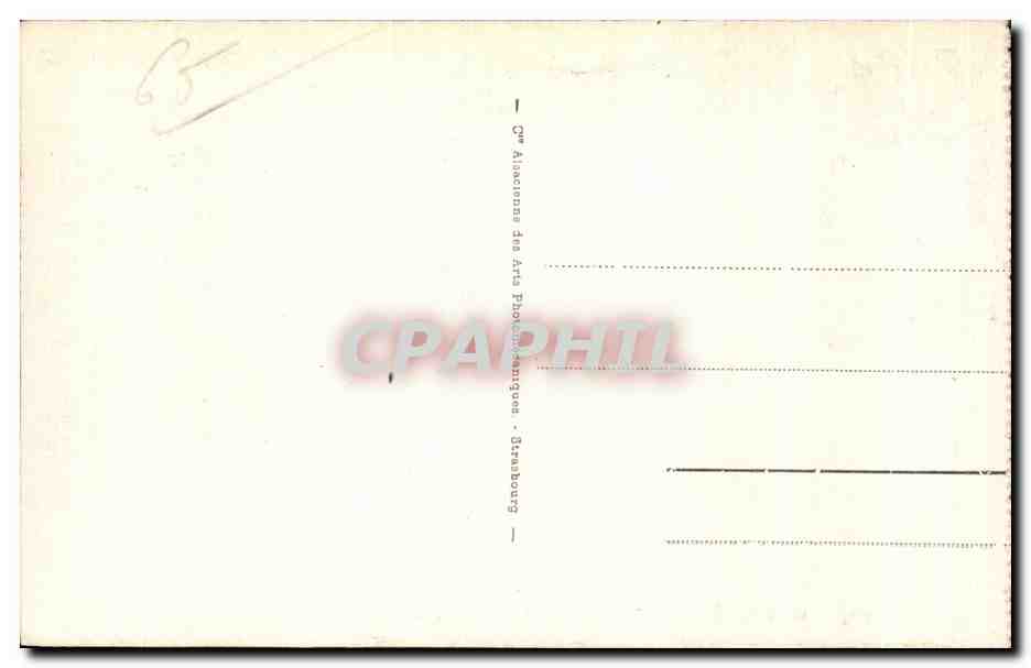 Bagnères-de-Bigorre - Les Coustous — éditeur G. Aliacions, Stanbourg — Verso