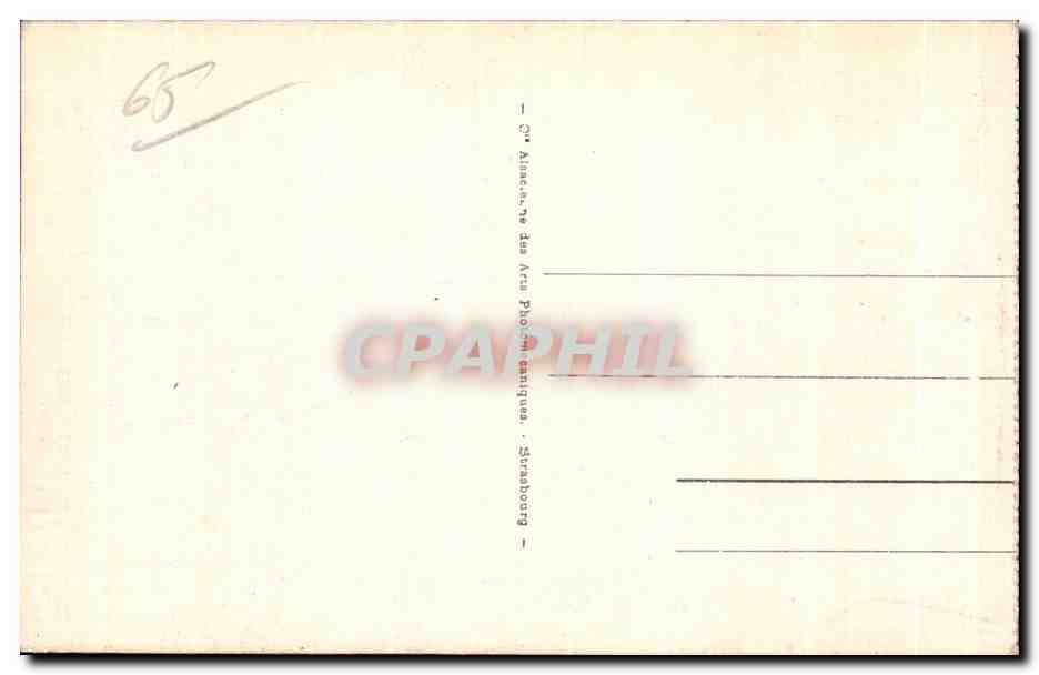 Bagnères-de-Bigorre — La Tour des Jacobins — CPAPHIL — Rückseite