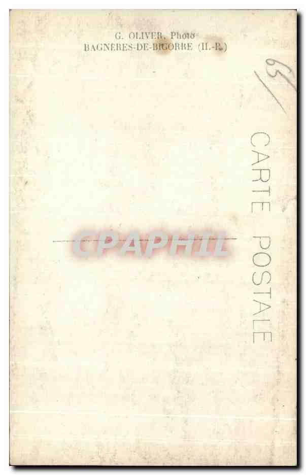 FOTO-KARTE G Oliver Photo Bagneres De Bigorre — Rückseite