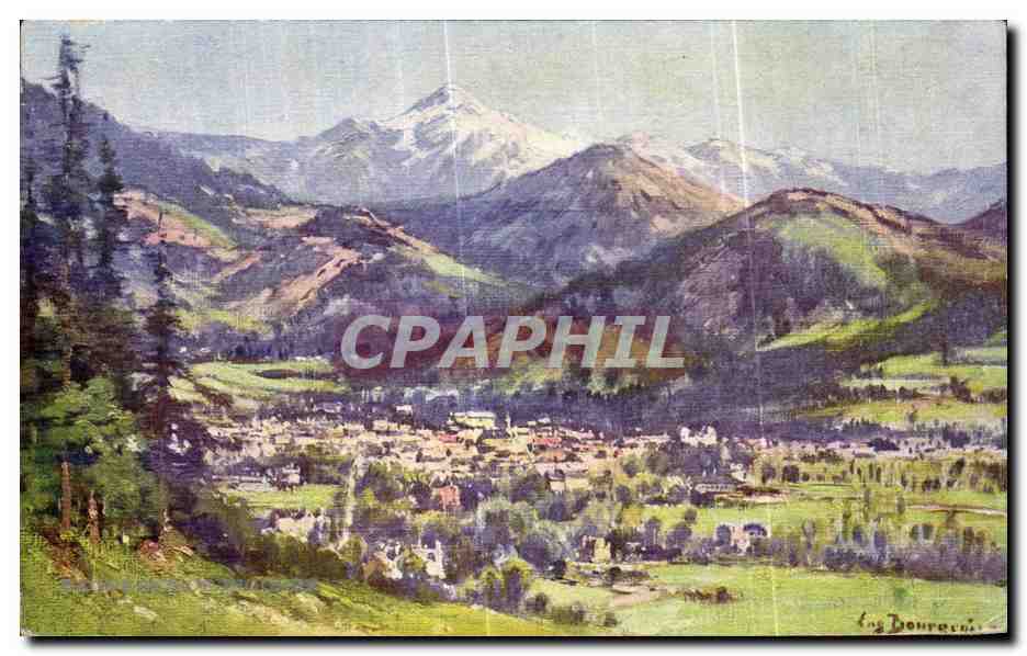 Bourgeois — Vue panoramique des Pyrénées — Marcuse & Streit, Série XVII, N°3