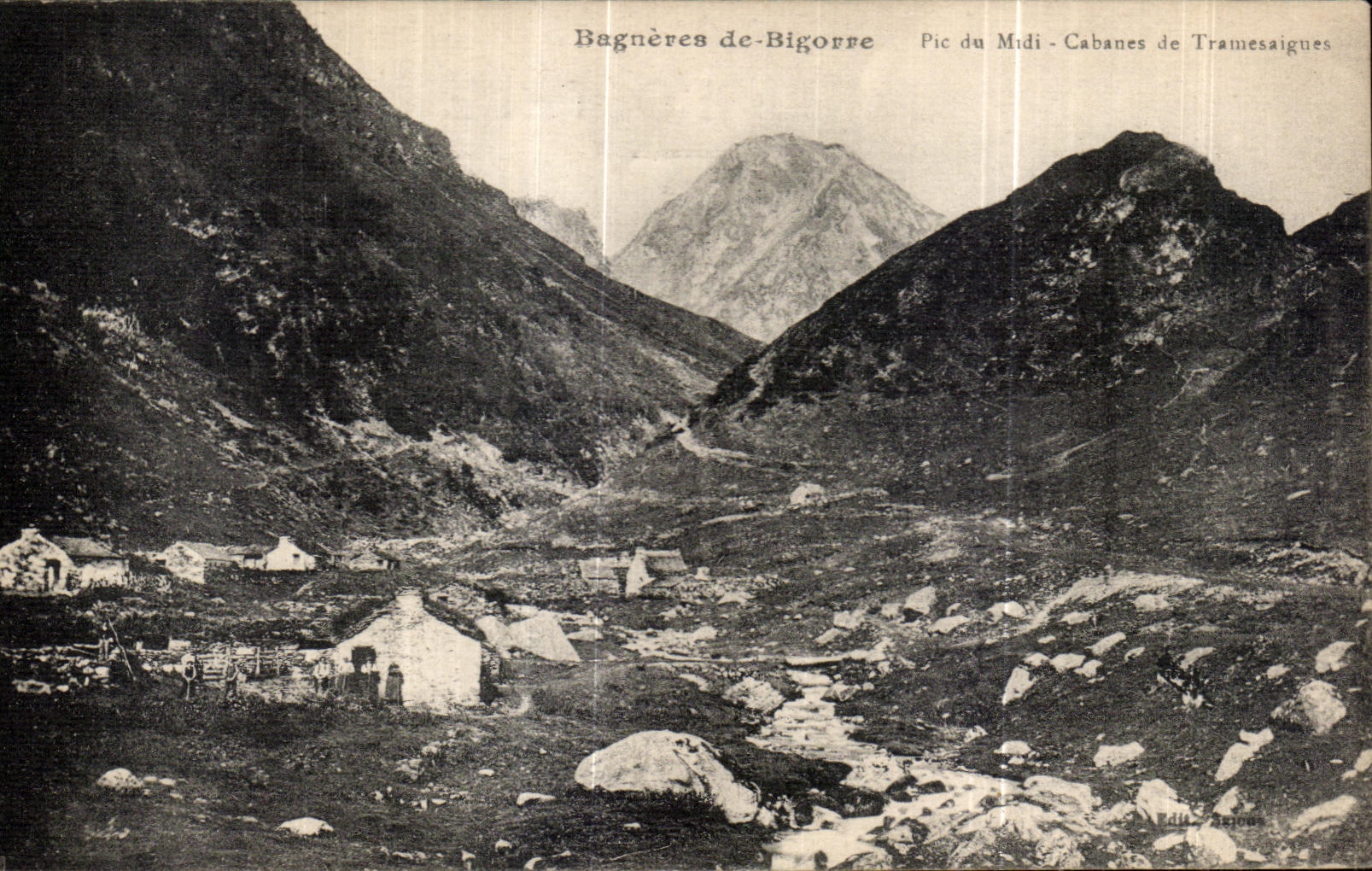 Bagnères-de-Bigorre — Pic du Midi - Cabanes de Tramesaigues — Verlag T. Drucker, Limoges
