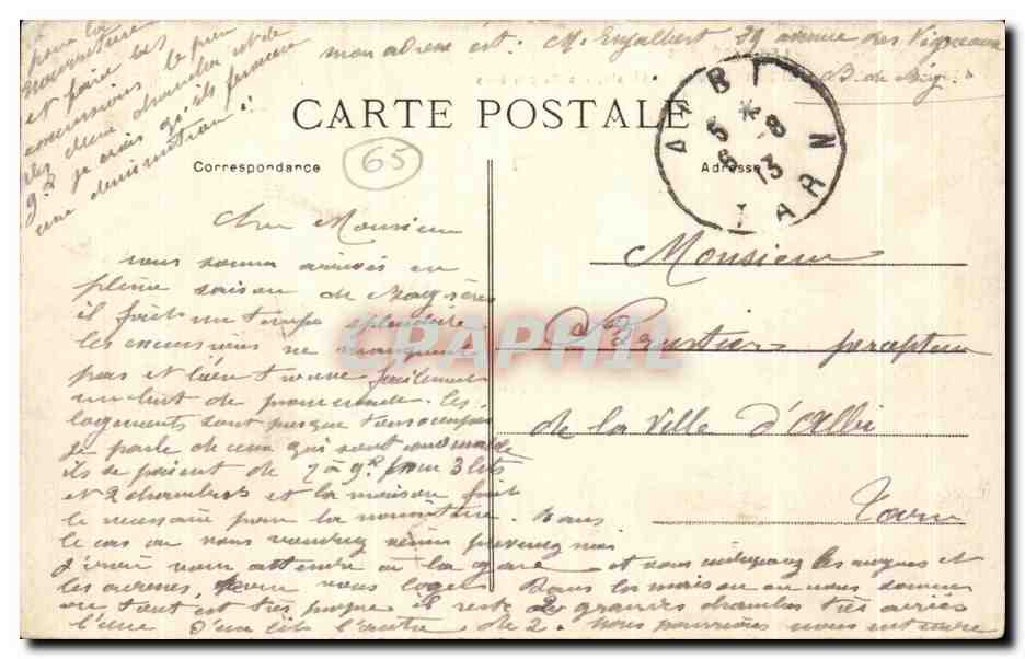 Bagnères-de-Bigorre — Vue Générale, les Palomières — Les Pyrénées, n°455 — Reverso