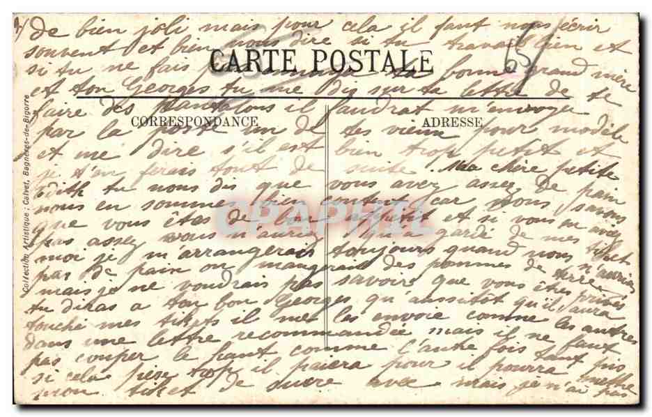 Bagnères-de-Bigorre — La Tour des Jacobins (XVe siècle) — Éditeur non identifié, n° 44 — Verso