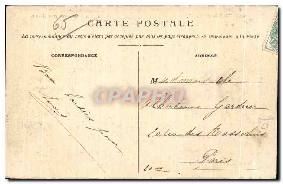 Village de Baudéan et le Monné — Bagnères-de-Bigorre — éditeur non visible — Verso