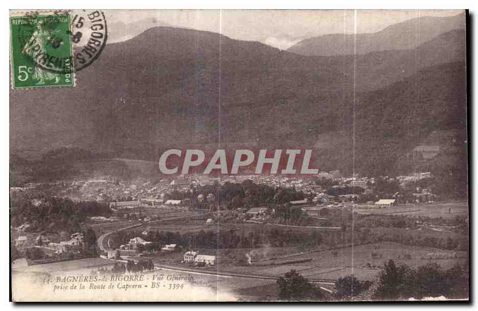 Bagnères-de-Bigorre - Vue Gindre prise de la Route de Capcarn - BS - 3394