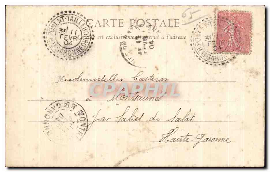 Bagnères-de-Bigorre — Observatoire du Pic du Midi — éditeur Pyrénées, N. 46 — Rückseite