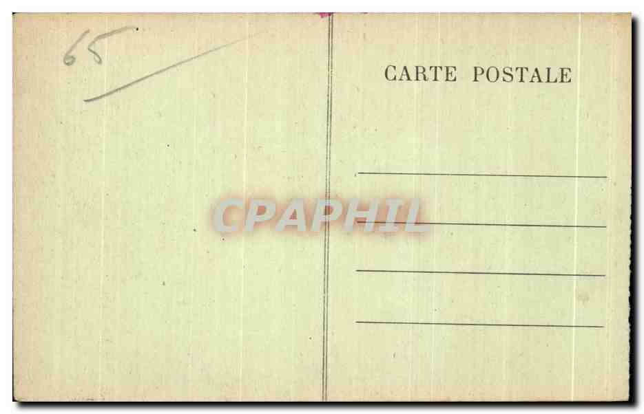 Argelès-Gazost — Alte Häuser und Tour Mendague — Verlag: Magasin Universel — Rückseite
