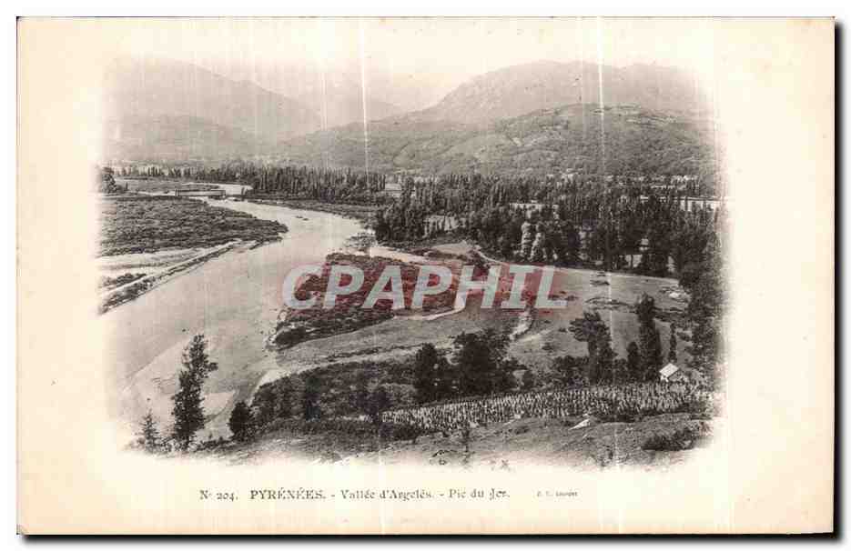 CPA Pyrenees Vallee d Argeles Pic du Jer