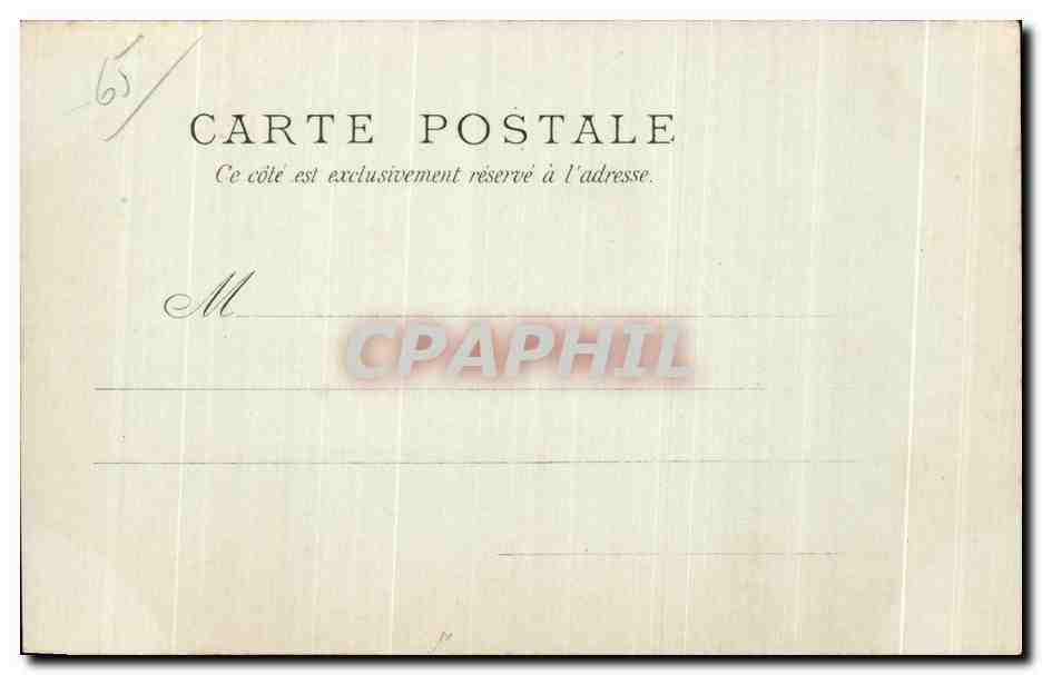 CPA Pyrenees Vallee d Argeles Pic du Jer — Verso