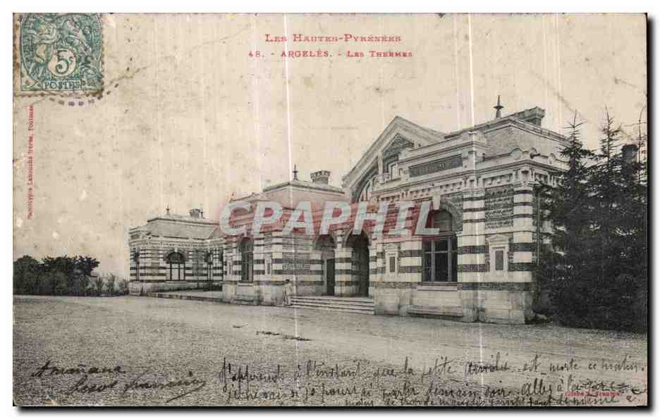 CPA Les Hautes Pyrenees Argeles Les Thermes