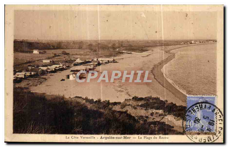 CPA La Cote Vermeille Argeles sur Mer La Plage du Racou