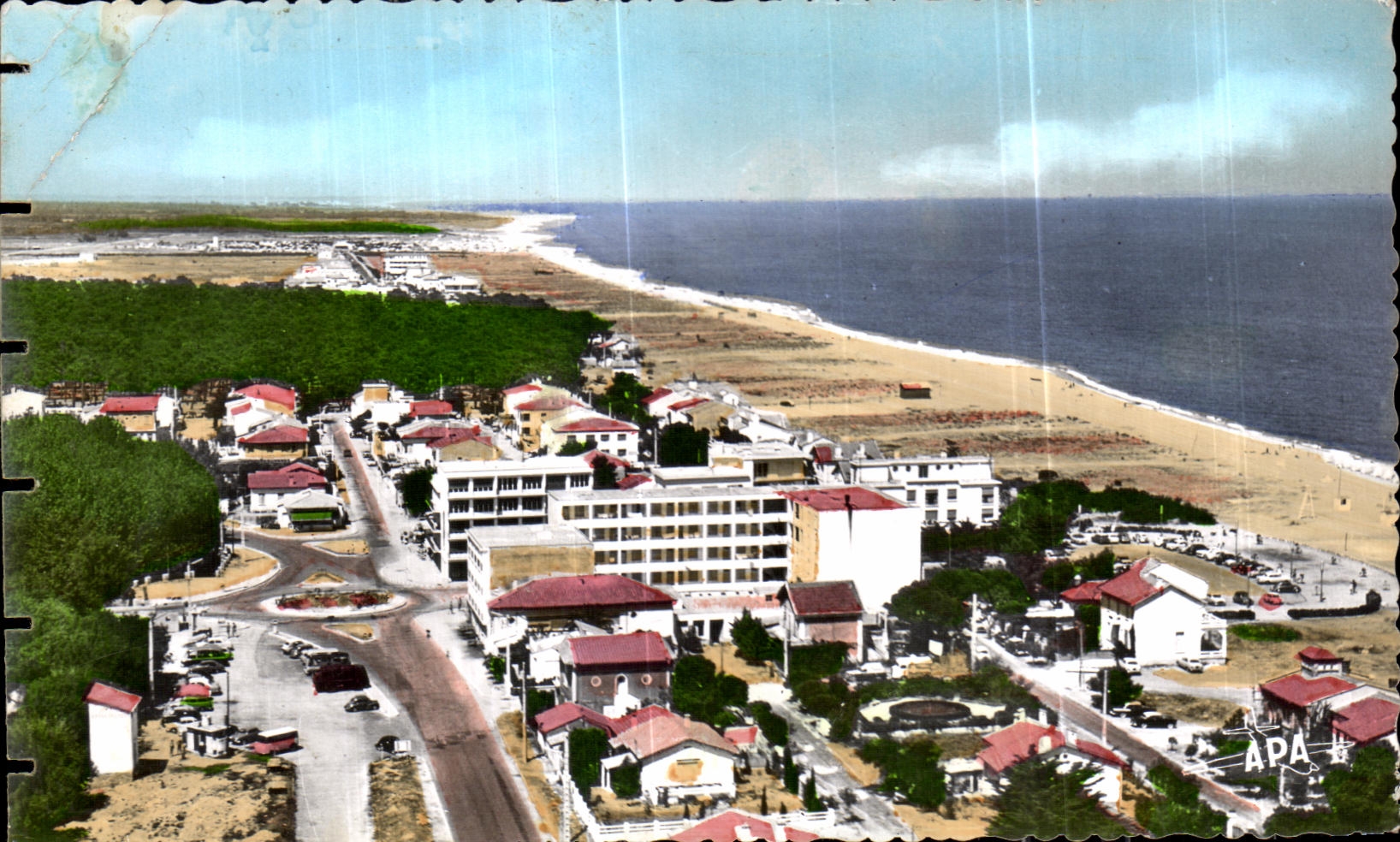 CPA En Parcourant La Cote Vermeille Argeles Sur Mer Vue Aerienne