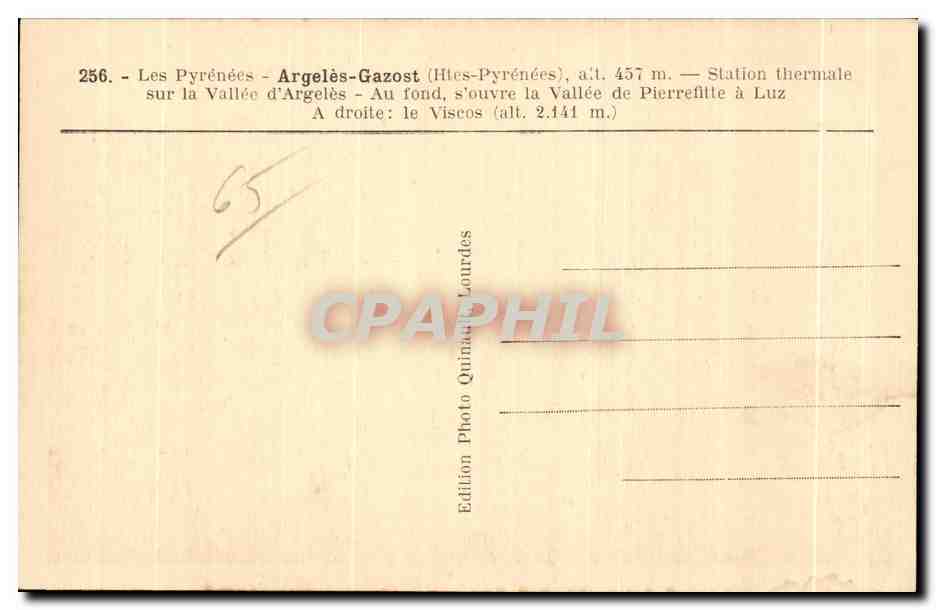 Argelès-Gazost (Pyrénées) — Station thermale sur la Vallée d'Argelès — Édition Photo Quinault Lourdes — Reverso