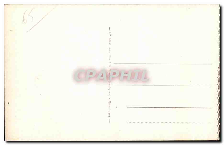 Env. d'ARGELÈS - Le Grand et le Petit Gabizo — CPA PHIL n°85 — Achterkant