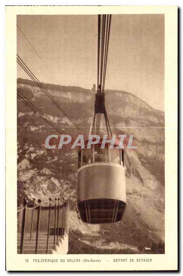 Téléphérique du Salève — Départ de Veyrier — CPAPHIL