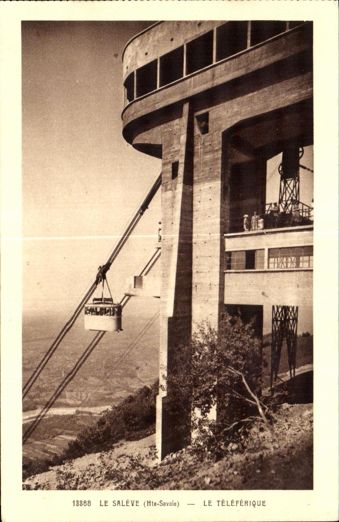CPA Le Teleferique Le Saleve