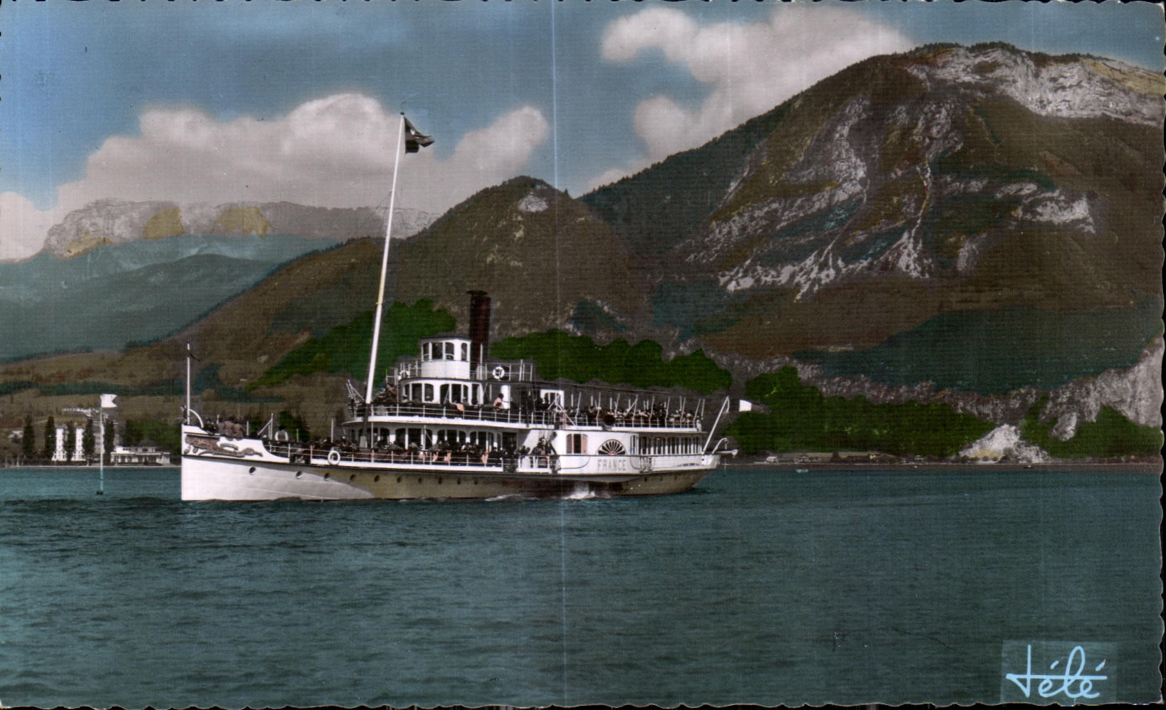 Lac d'Annecy — Le Bateau « France » — Éditions TÉLÉ