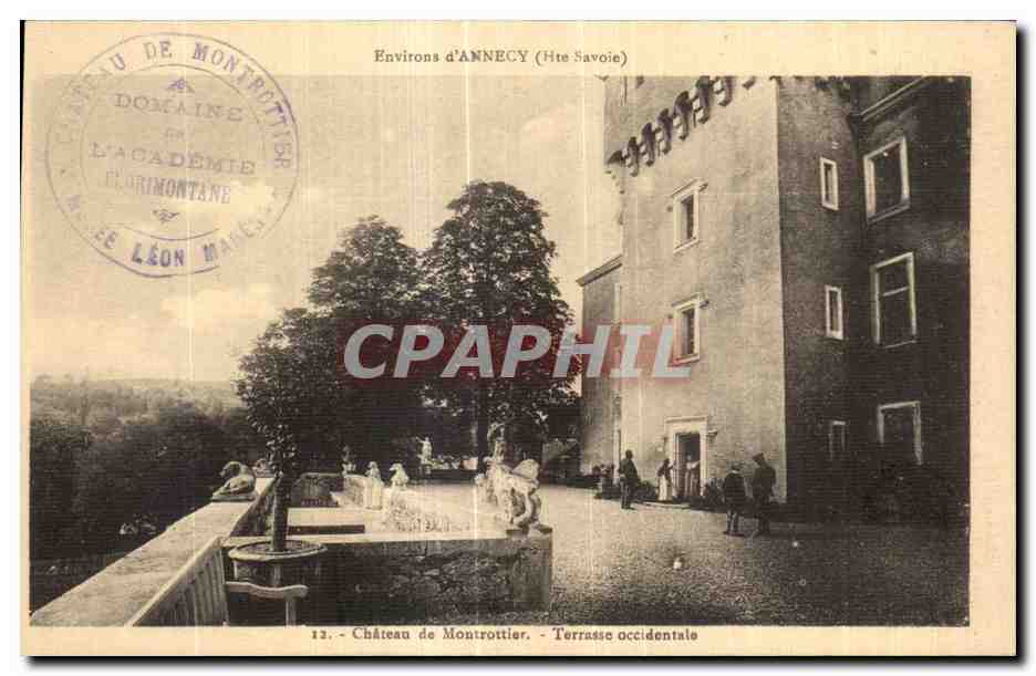 CPA Chateau de Montroltier Terrasse occidentale Environs d Annecy 