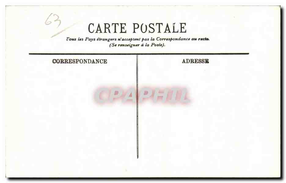Randan — Le Château — LL. — Rückseite