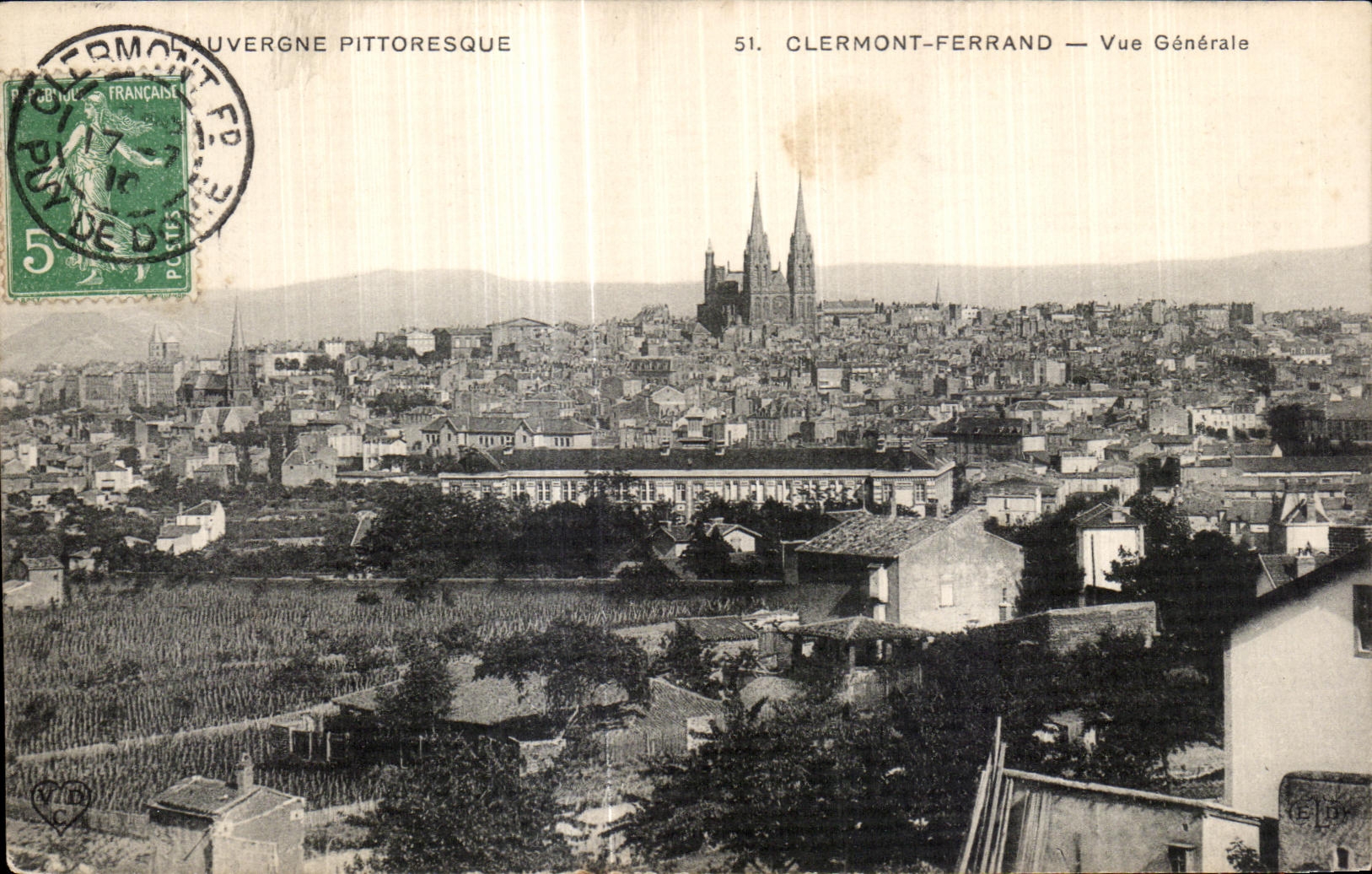 CPA L Auvergne Pittoresque Clermont Ferrand Vue Generale
