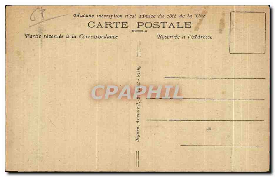 L'Auvergne pittoresque — La Demande en Mariage — Idéal, n° 172 — Verso
