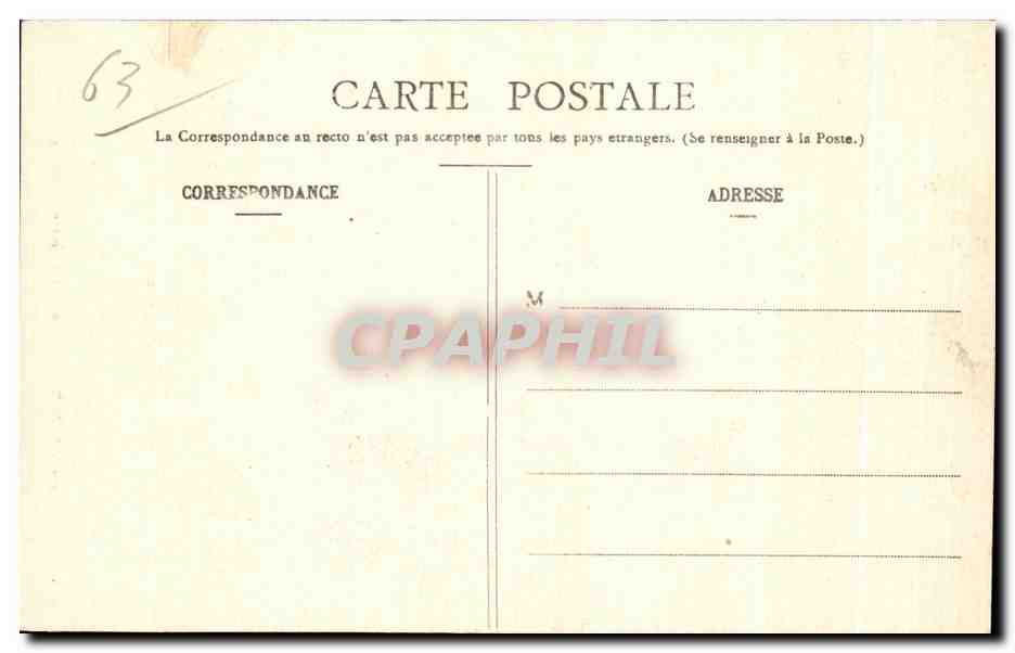 Auvergne (Parganet) — Costume d’Issoire — Lib. Bougé-Béal, 21 Rue de l’Ecu, Clermont-Ferrand — Reverso
