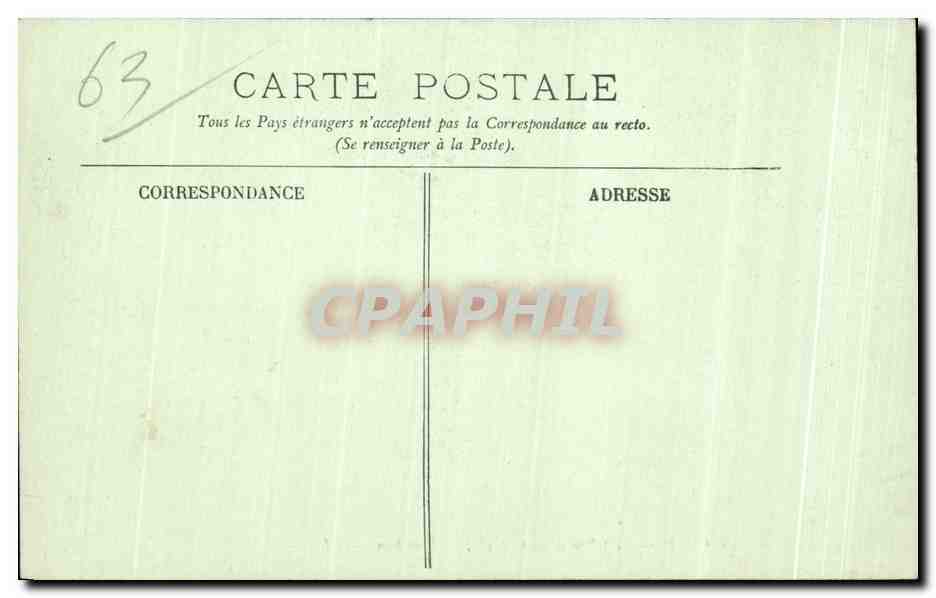 Le Mont-Dore — Le Chemin du Capucin — Sous bois — LL. — Verso