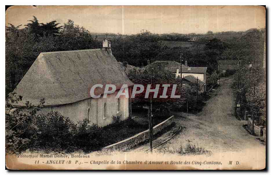 Chapelle de la Chambre d'Amour et Route des Cinq-Cantons — Phototypie Marcel Delboy, Bordeaux — n°11