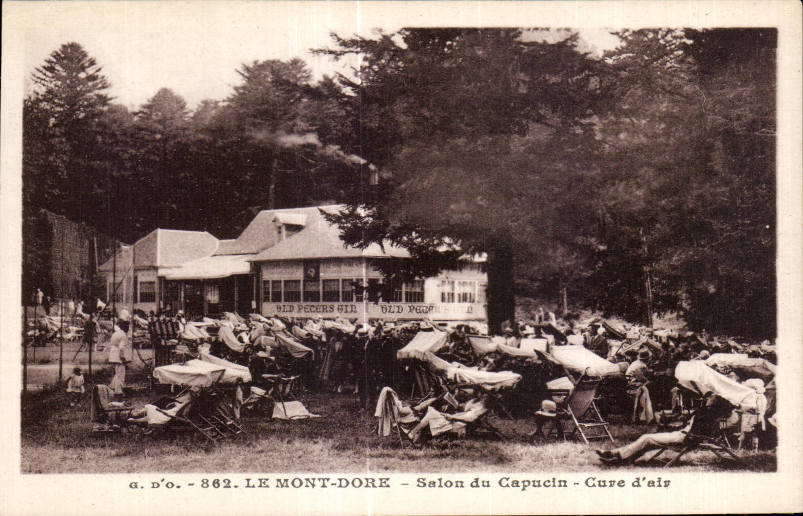 CPA Le Mont Dore Salon du Capucin Cure d air