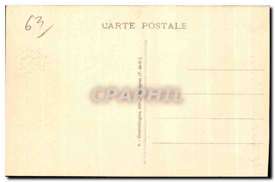 CPA L Auvergne Poetique Le lac Pavin  — Verso
