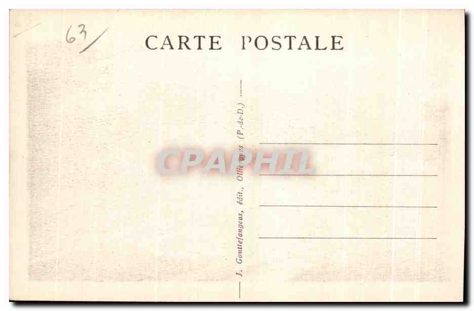 Lac Chambon — La Plage et ses Baigneurs — J. Goutelangeous, édit. (P.-de-D.) — Reverso