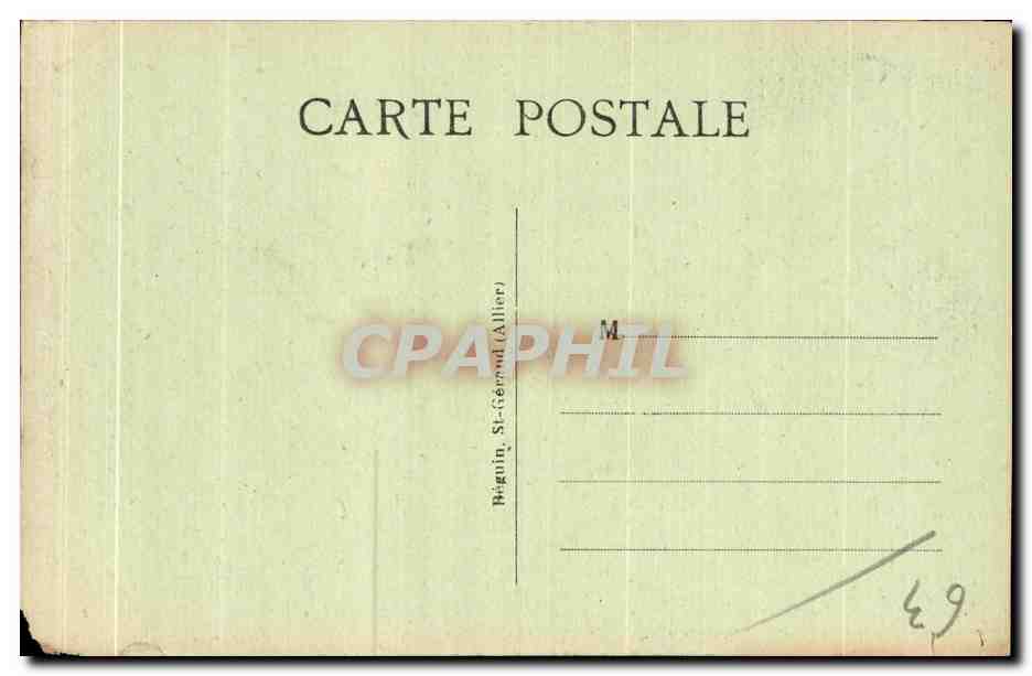 Petite Auvergnate — L'Auvergne pittoresque — Ideal — Verso