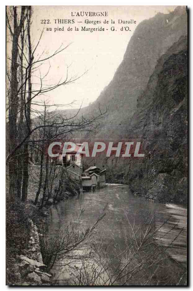 CPA L Auvergne Thiers Gorges de la Durolle au pied de la Margeride
