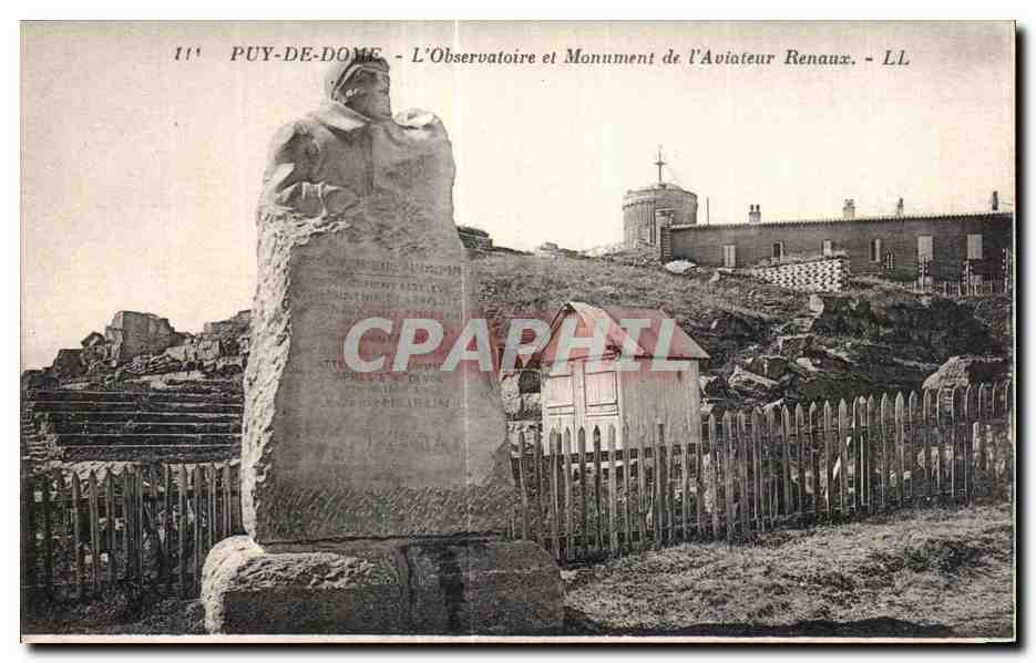 Puy-de-Dôme - L'Observatoire et Monument de l'Aviateur Renaux - LL