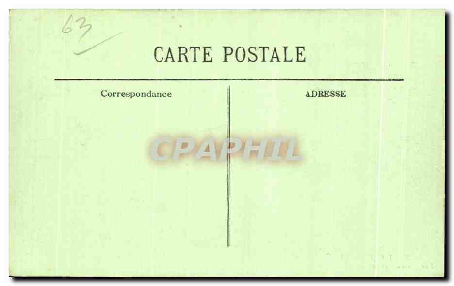 CPA La Bourboule Vue generale et la Vallee de Vendeix — Rückseite