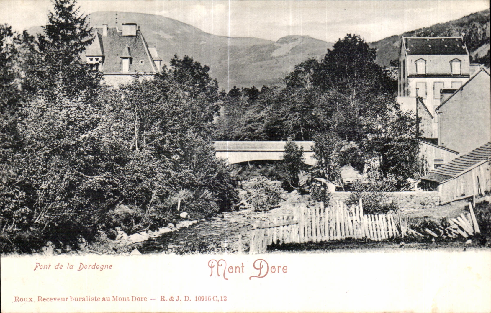 CPA Pont de la Dordogne Mont Dore