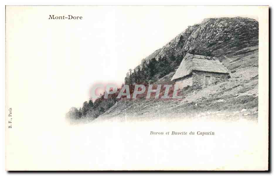 CPA Mont Dore Buron et Buvette du Capucin