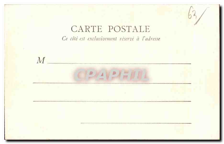 CPA Mont Dore Buron et Buvette du Capucin — Rückseite