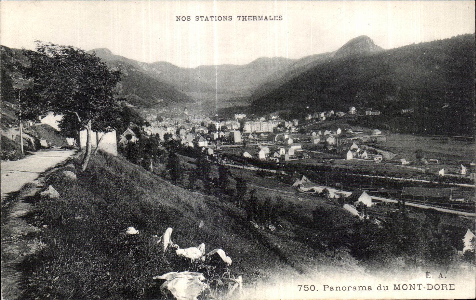 CPA Panorama du Mont Dore
