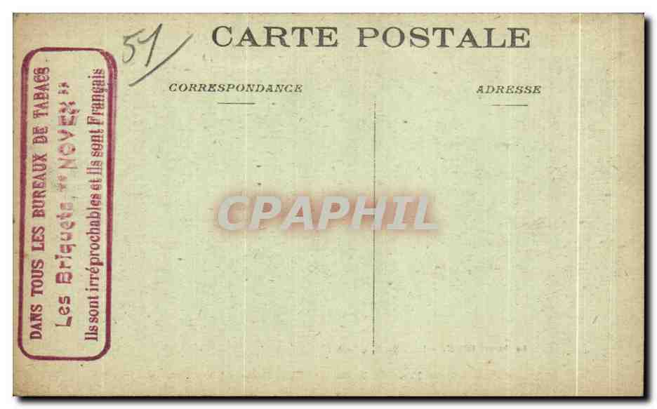 Le Château du Four de Paris — La Guerre 1914-17 — L. G. H., Visé-Paris — Reverso