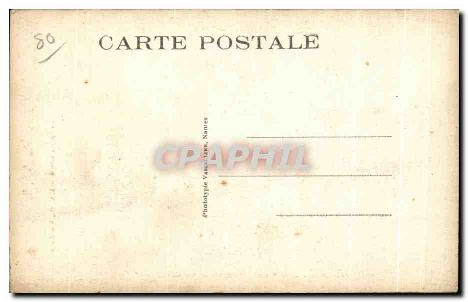 CPA Bataille de la Somme L Eglise de Becquincourt Militaria  — Back