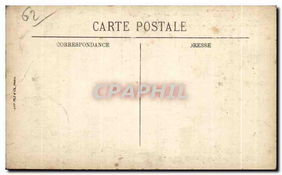 Carence (Région d'Arras) — Après le bombardement — Une rue près de l'Église — Visé Paris n° 629 — Verso