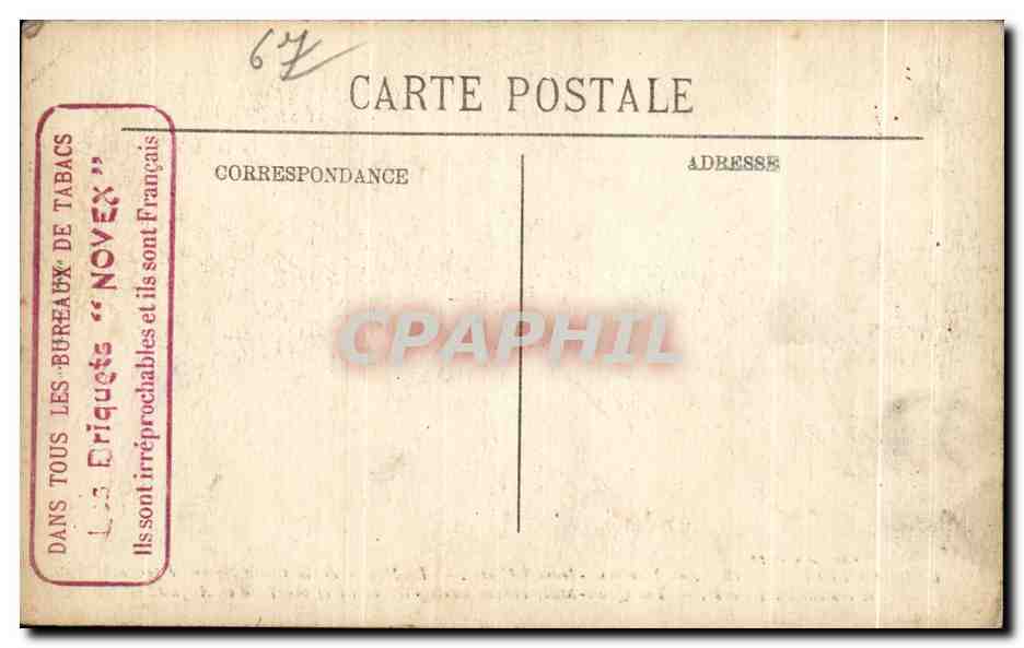 Montreux-Jeune (Alsace) — Le Moulin de la Caille incendié pendant le combat du 13 août 1914-1915 — Vjase Paris n° 2211 — Rückseite