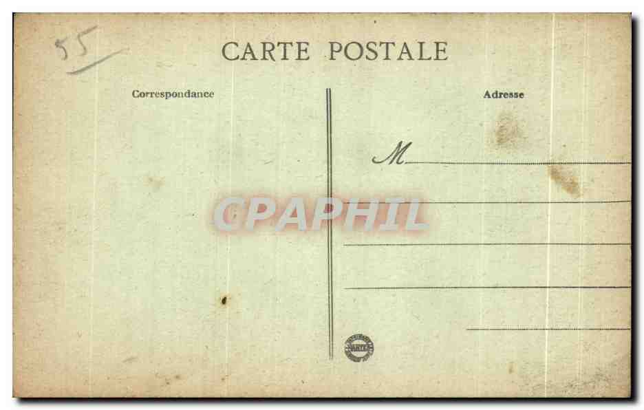 Verdun - Faubourg pavé — La Guerre 1914-17 — L.C.H. Paris, n° 551 — Verso