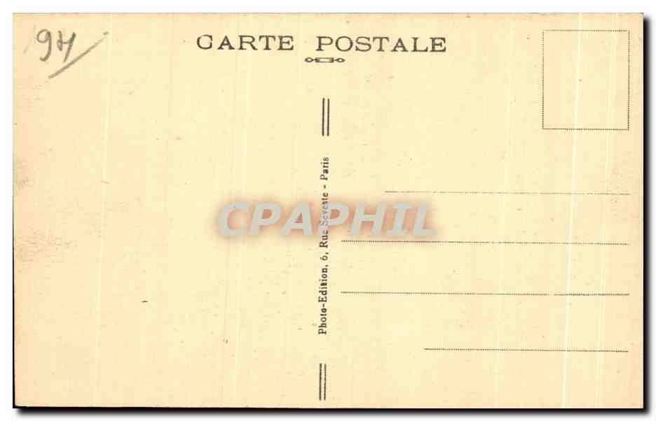 CPA Vitry Alfortville Le nouveau Pont — Back
